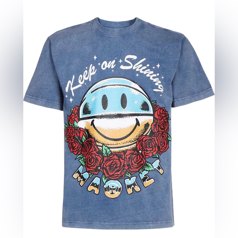 MARKET Smiley Keep On Shining Tee